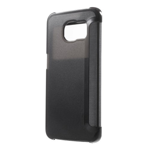 Wallet Case für Samsung Galaxy S6 Edge G925 Window View Book Etui