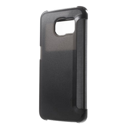 Wallet Case für Samsung Galaxy S6 Edge G925 Window View Book Etui