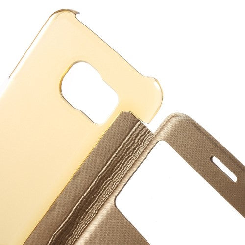 Wallet Case für Samsung Galaxy S6 Edge G925 Window View Book Etui