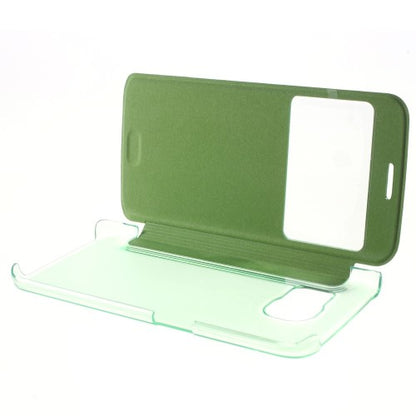 Wallet Case für Samsung Galaxy S6 Edge G925 Window View Book Etui