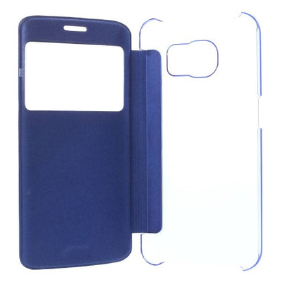 Wallet Case für Samsung Galaxy S6 Edge G925 Window View Book Etui