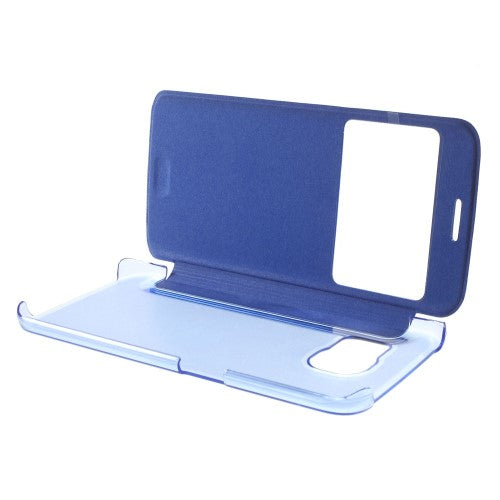 Wallet Case für Samsung Galaxy S6 Edge G925 Window View Book Etui