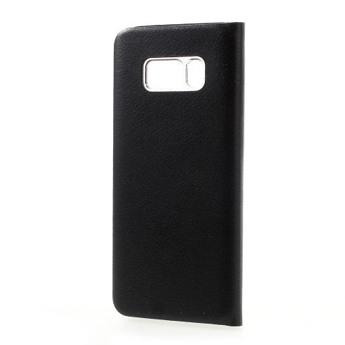 Wallet Case für Samsung Galaxy S8 G950 Window View Litchi Book Etui