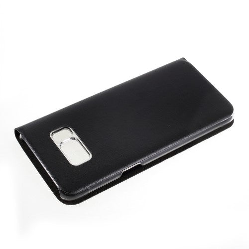 Wallet Case für Samsung Galaxy S8 G950 Window View Litchi Book Etui