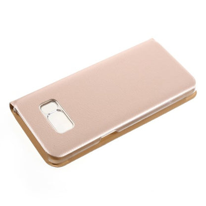 Wallet Case für Samsung Galaxy S8 G950 Window View Litchi Book Etui