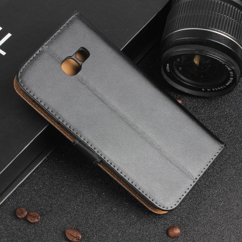Wallet Case für Samsung Galaxy A5 A520 (2017) Genuine Split Echt Leder