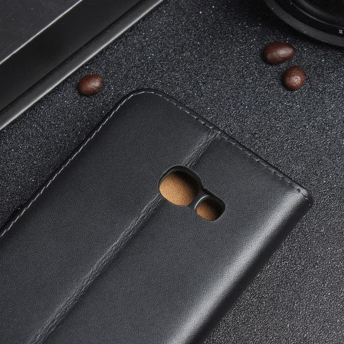 Wallet Case für Samsung Galaxy A5 A520 (2017) Genuine Split Echt Leder
