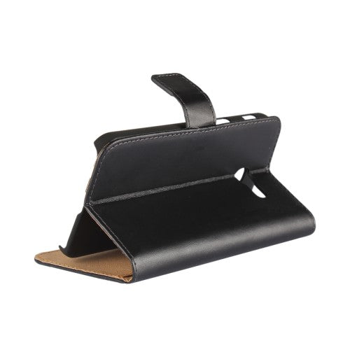 Wallet Case für Samsung Galaxy A5 A520 (2017) Genuine Split Echt Leder