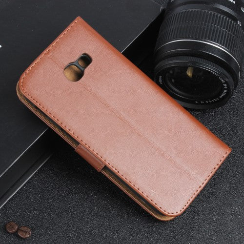 Wallet Case für Samsung Galaxy A5 A520 (2017) Genuine Split Echt Leder