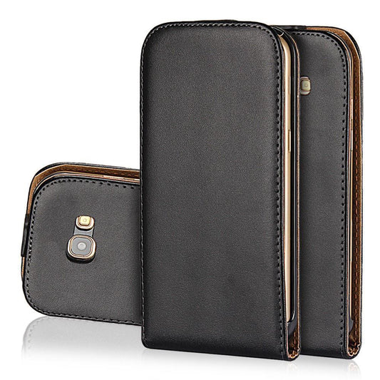 Flip Case für Samsung Galaxy A5 A520 (2017) Genuine Split Echt Leder