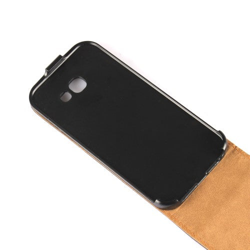 Flip Case für Samsung Galaxy A5 A520 (2017) Genuine Split Echt Leder