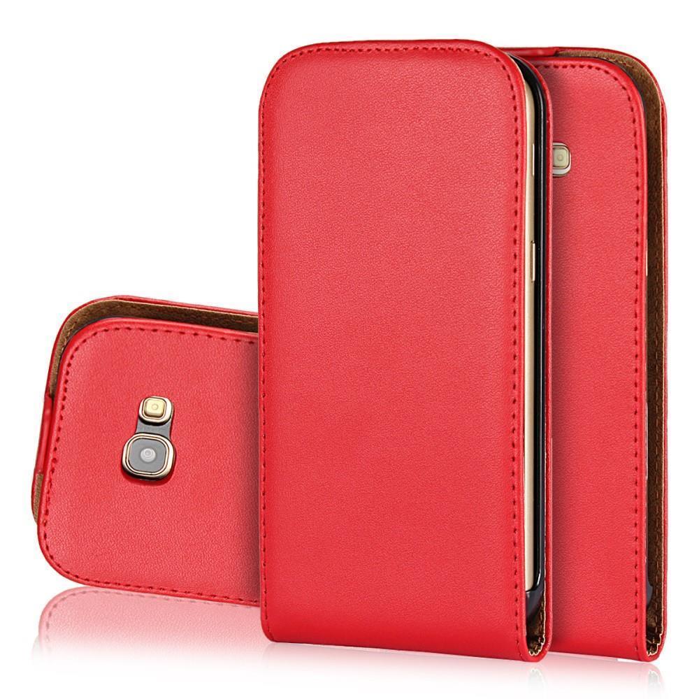 Flip Case für Samsung Galaxy A5 A520 (2017) Genuine Split Echt Leder