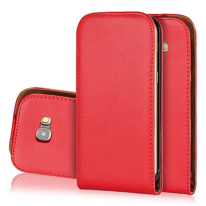 Flip Case für Samsung Galaxy A5 A520 (2017) Genuine Split Echt Leder