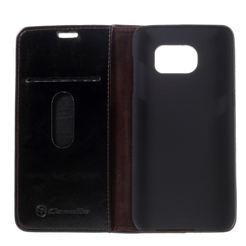 Wallet Case für Samsung Galaxy S7 Edge G935 CaseMe Oil Wax Skin Klapp Etui