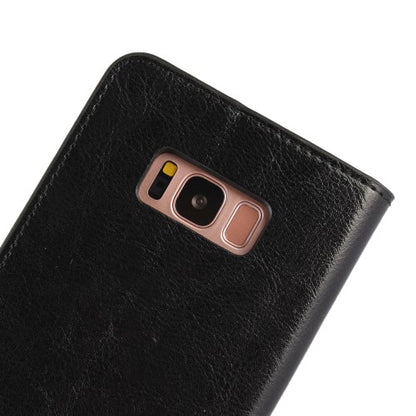 Wallet Case für Samsung Galaxy S8 PLUS G955 Genuine Split Echt Leder Crazy Horse