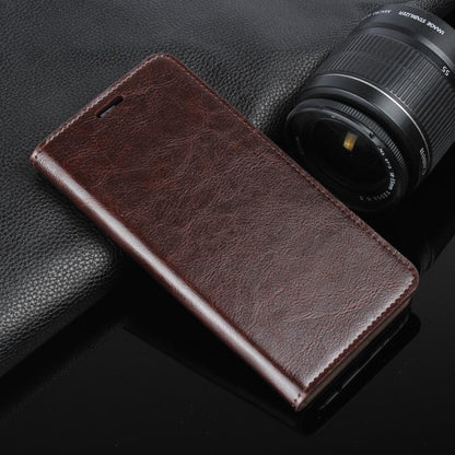 Wallet Case für Samsung Galaxy S8 PLUS G955 Genuine Split Echt Leder Crazy Horse