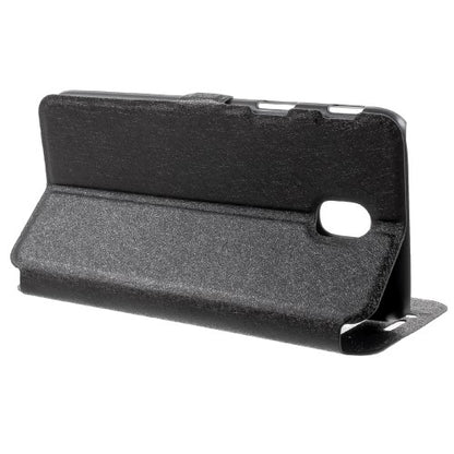 Wallet Case für Samsung Galaxy J5 J530 (2017) Dual Window View Silk Book Etui