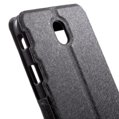 Wallet Case für Samsung Galaxy J5 J530 (2017) Dual Window View Silk Book Etui