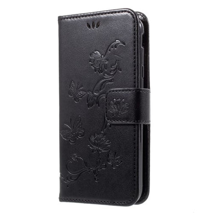 Wallet Case für Samsung Galaxy J3 J330 (2017) Butterfly Flower Motiv