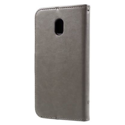 Wallet Case für Samsung Galaxy J3 J330 (2017) Butterfly Flower Motiv