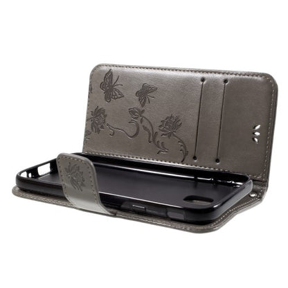 Wallet Case für Samsung Galaxy J3 J330 (2017) Butterfly Flower Motiv