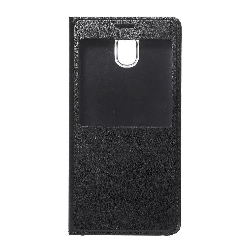 Handy Tasche für Samsung Galaxy J5 J530 (2017) Window View Litchi Book Etui Case