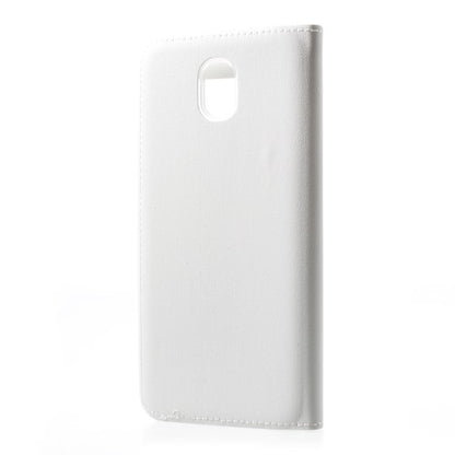Handy Tasche für Samsung Galaxy J5 J530 (2017) Window View Litchi Book Etui Case