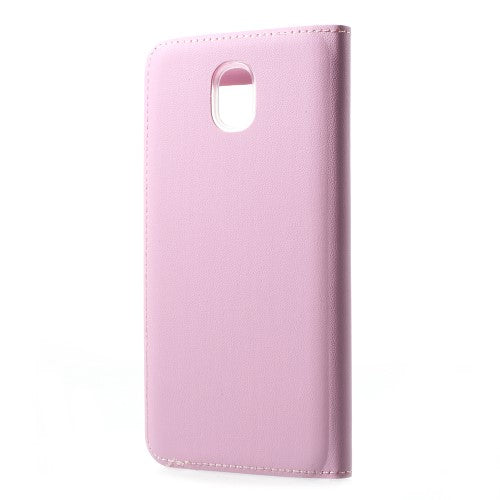 Handy Tasche für Samsung Galaxy J5 J530 (2017) Window View Litchi Book Etui Case