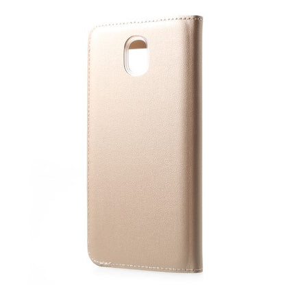 Handy Tasche für Samsung Galaxy J5 J530 (2017) Window View Litchi Book Etui Case