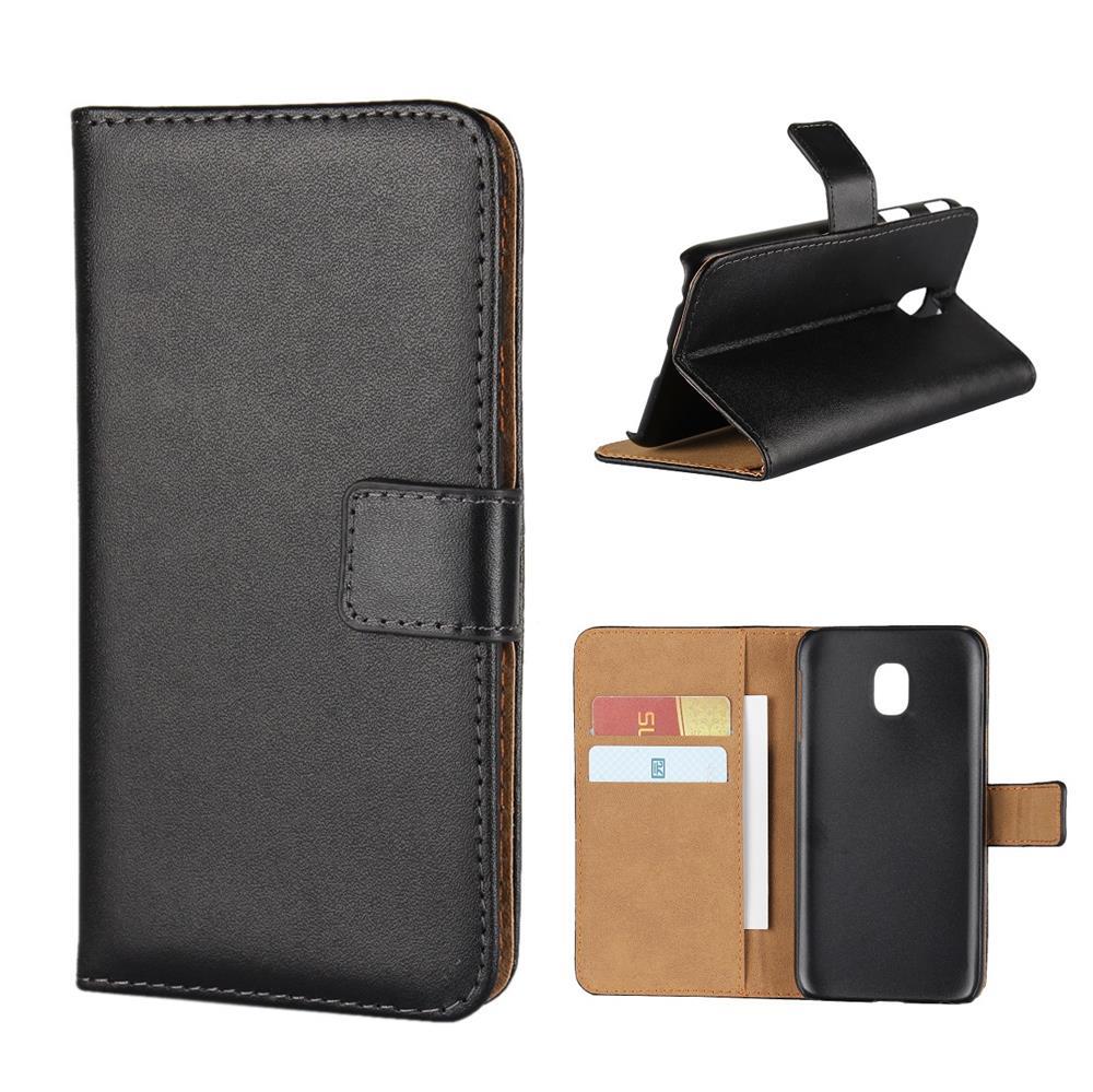Wallet Case für Samsung Galaxy J3 J330 (2017) Genuine Split Echt Leder