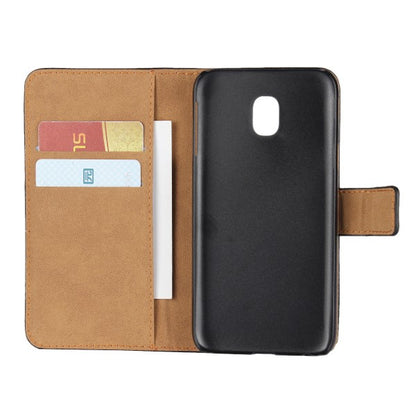 Wallet Case für Samsung Galaxy J3 J330 (2017) Genuine Split Echt Leder