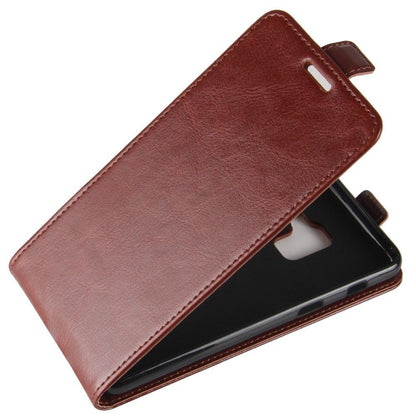 Flip Case für Samsung Galaxy A8 (2018) Crazy Horse Card Slot