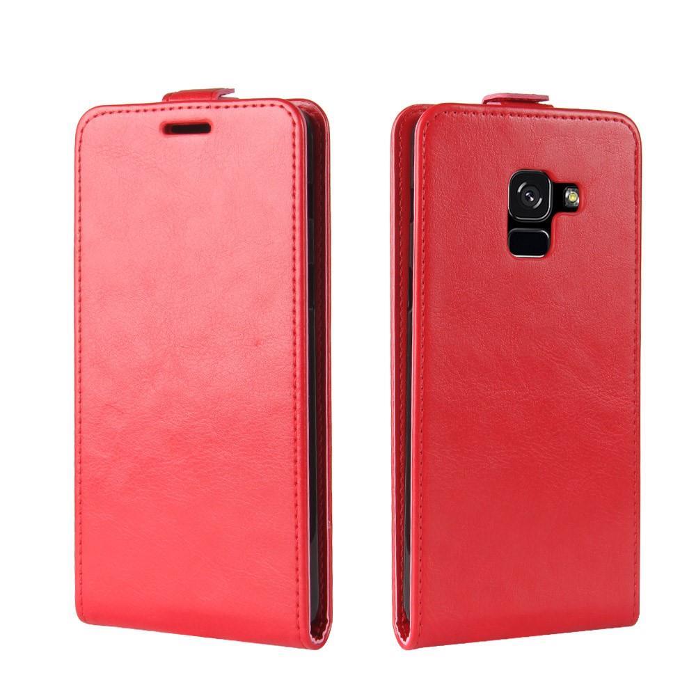 Flip Case für Samsung Galaxy A8 (2018) Crazy Horse Card Slot