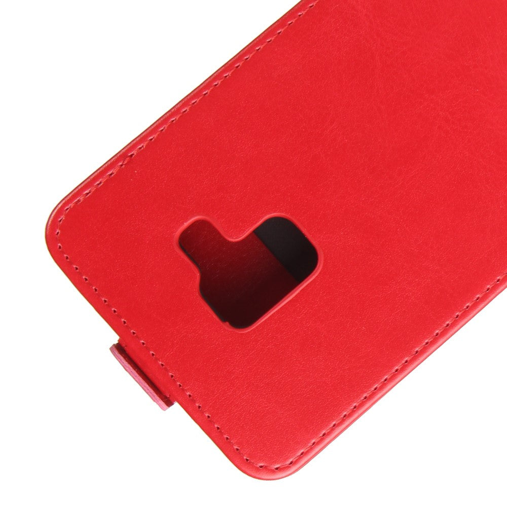 Flip Case für Samsung Galaxy A8 (2018) Crazy Horse Card Slot