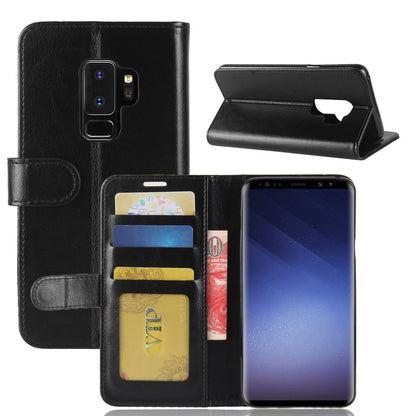 Wallet Case für Samsung Galaxy S9 PLUS G965 Crazy Horse Card Slot