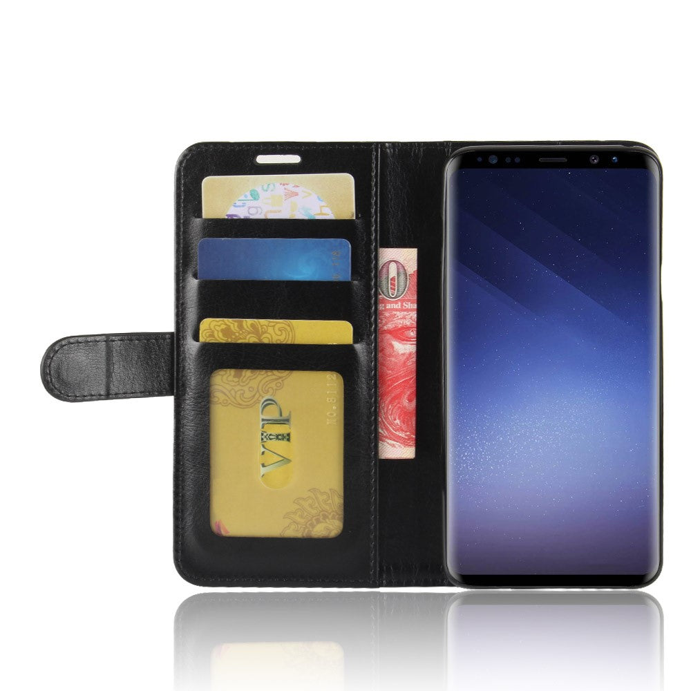 Wallet Case für Samsung Galaxy S9 PLUS G965 Crazy Horse Card Slot
