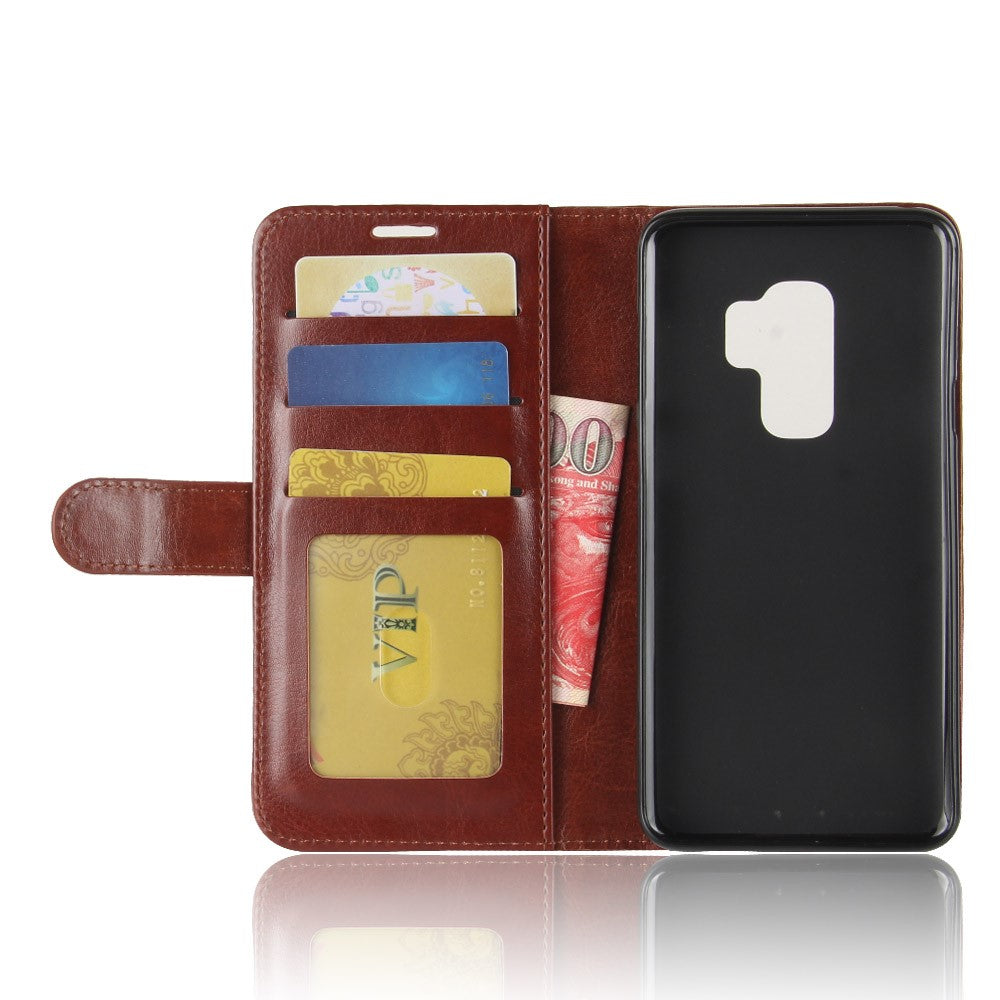 Wallet Case für Samsung Galaxy S9 PLUS G965 Crazy Horse Card Slot