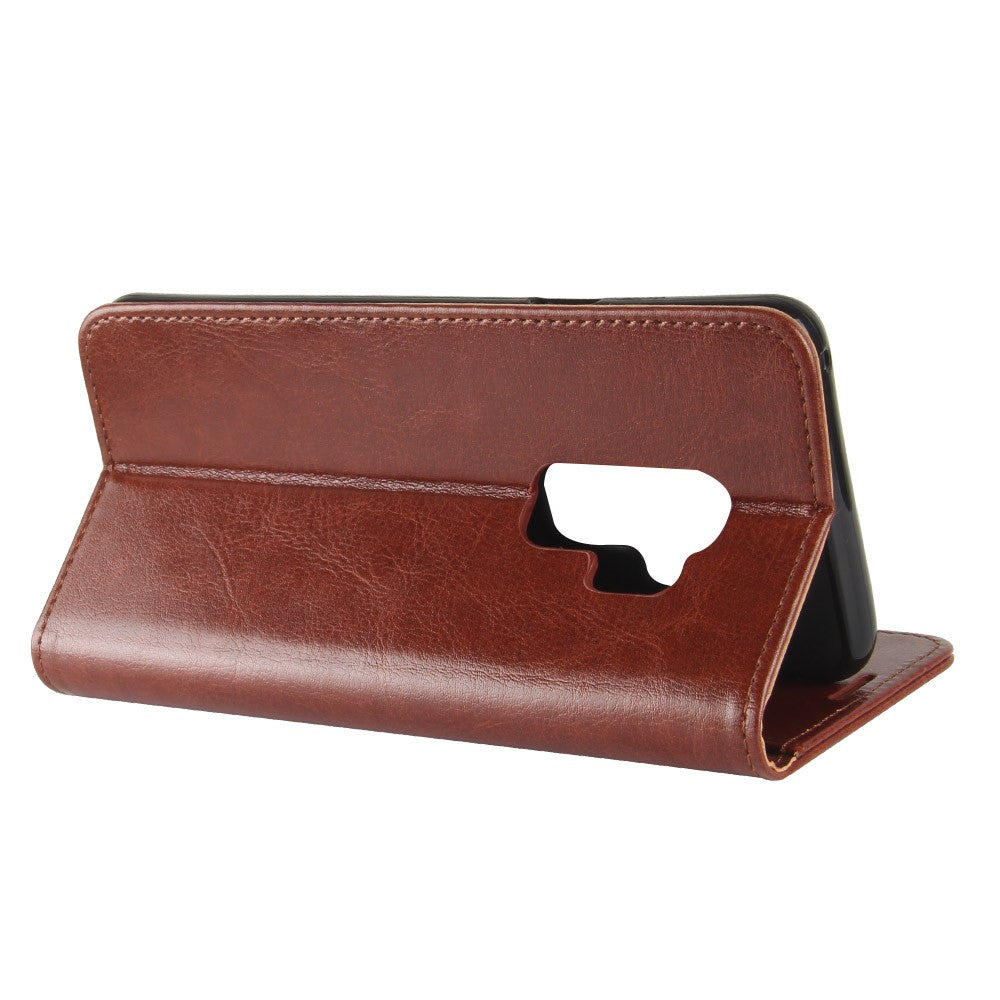 Wallet Case für Samsung Galaxy S9 PLUS G965 Crazy Horse Card Slot