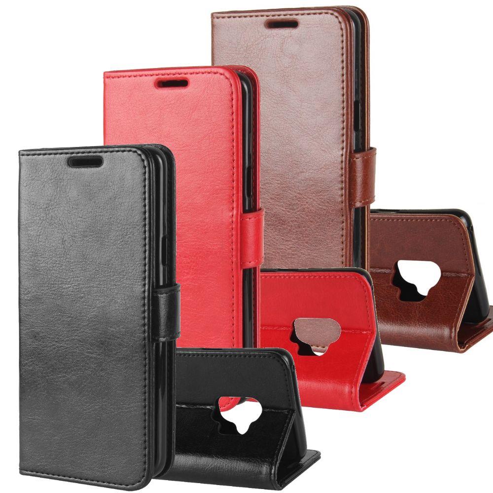Wallet Case für Samsung Galaxy S9 G960 Crazy Horse Card Slot