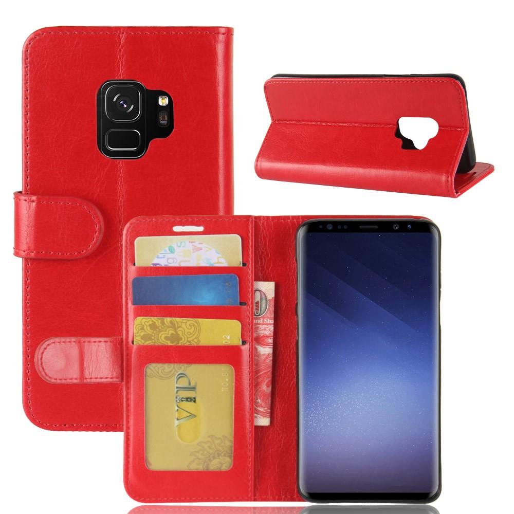 Wallet Case für Samsung Galaxy S9 G960 Crazy Horse Card Slot