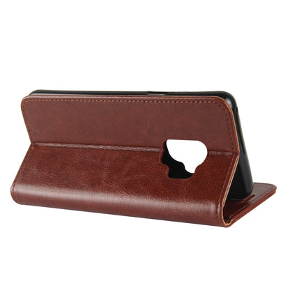 Wallet Case für Samsung Galaxy S9 G960 Crazy Horse Card Slot