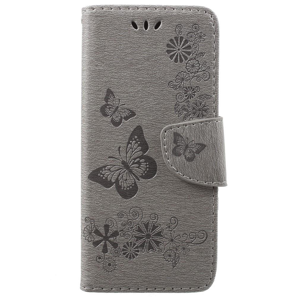 Wallet Case für Samsung Galaxy S9 G960 Butterfly Flower Motiv