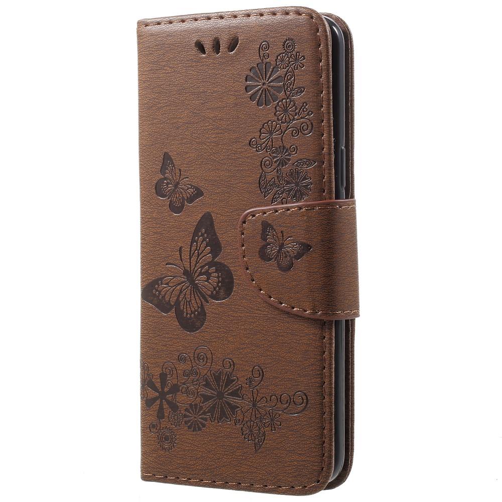 Wallet Case für Samsung Galaxy S9 G960 Butterfly Flower Motiv