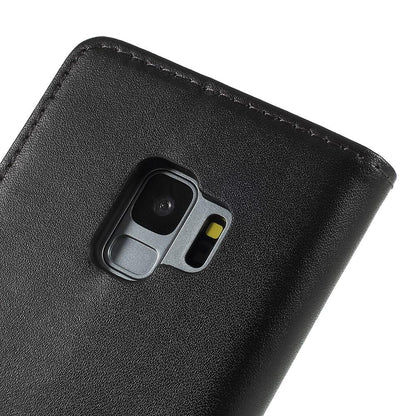 Wallet Case für Samsung Galaxy S9 G960 Genuine Split Echt Leder