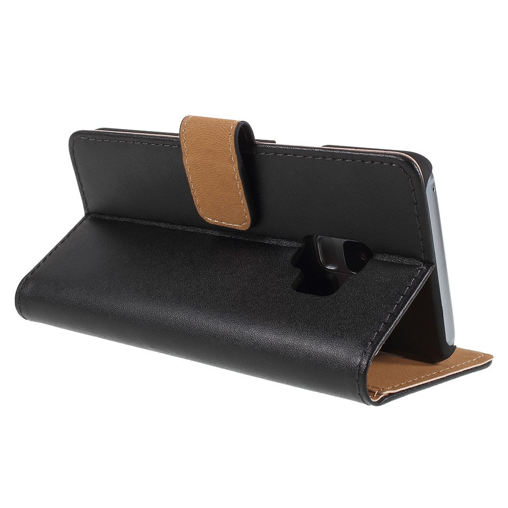 Wallet Case für Samsung Galaxy S9 G960 Genuine Split Echt Leder