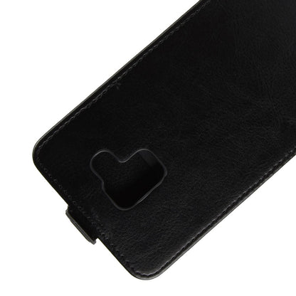 Flip Case für Samsung Galaxy J6 (2018) Crazy Horse Card Slot Handy Tasche