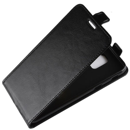 Flip Case für Samsung Galaxy J6 (2018) Crazy Horse Card Slot Handy Tasche