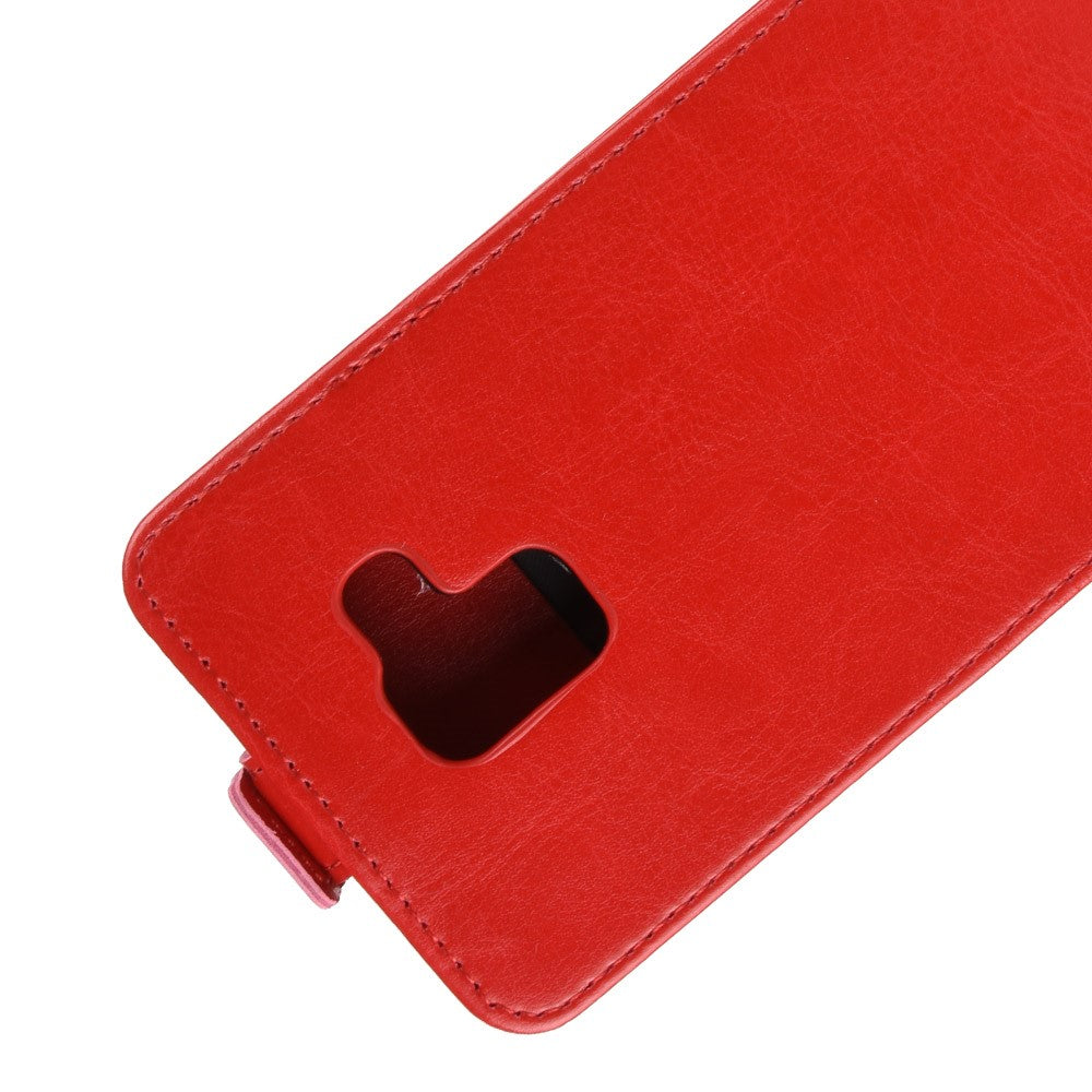 Flip Case für Samsung Galaxy J6 (2018) Crazy Horse Card Slot Handy Tasche