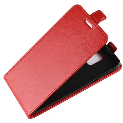 Flip Case für Samsung Galaxy J6 (2018) Crazy Horse Card Slot Handy Tasche
