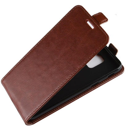 Flip Case für Samsung Galaxy J6 (2018) Crazy Horse Card Slot Handy Tasche
